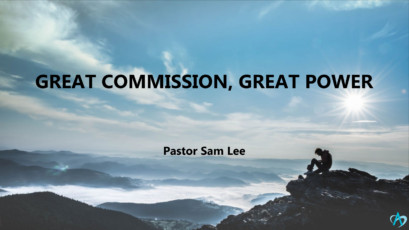 Great Commission, Great Power