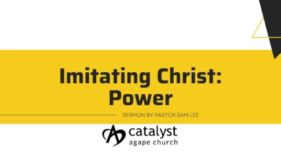 Imitating Christ: Power