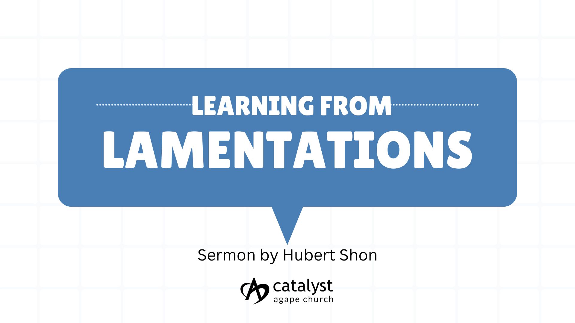 Learning From Lamentations