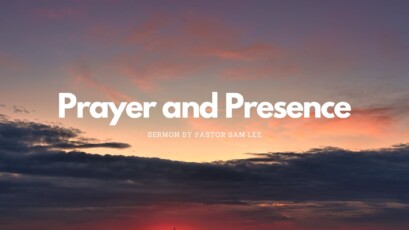 Prayer and Presence