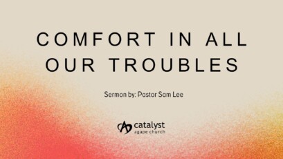 Comfort in all our troubles